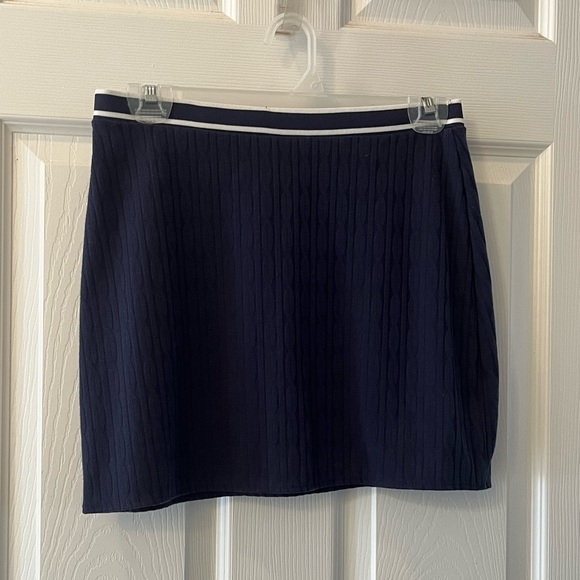 H & M Divided Junior Micro Blue Mini Skirt - Picture 1 of 7